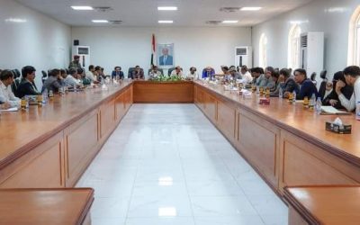 برئاسة المحافظ ابن الوزير..المكتب التنفيذي يستعرض تقارير نشاط عدد من المكاتب.