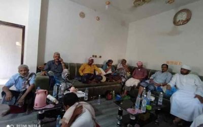 عضو هيئة رئاسة المجلس الانتقالي( عيدروس اليهري) يلتقي بعدد من قيادات الحراك في محافظات الجنوب بالمكلا
