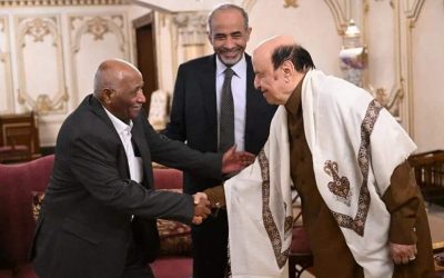 هادي يستقبل الصبيحي ورجب في الرياض