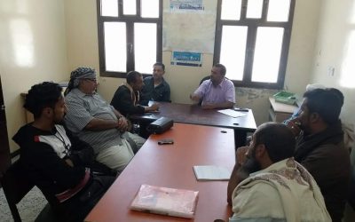 مدير عام يافع سرار يلتقي بصحفيي المديرية