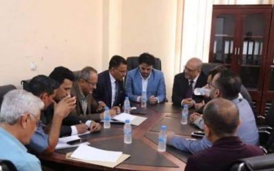 بن يمين وباذيب يبحثان تحسين الخدمات الأساسية في حضرموت