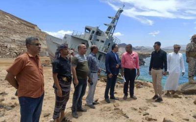 لإجراء دراسات فنية…وفد استشاري مصري يزور ميناء قناء بمحافظة شبوة
