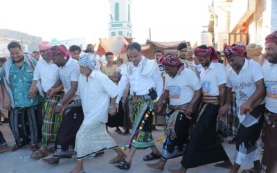 أبناء الحامي يحتفلون بزيارة فادي باعوم  و نجاح مخرجات اللقاء التشاوري و يطالبون باستمرار تنفيذ مخرجاته