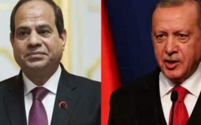 السيسى وأردوغان يقرران البدء الفورى فى ترفيع العلاقات الدبلوماسية وتبادل السفراء