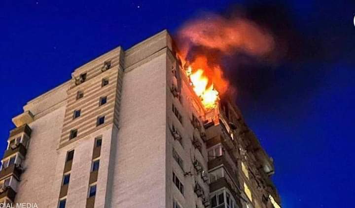 هجوم روسي بطائرات مسيرة على العاصمة الأوكرانية