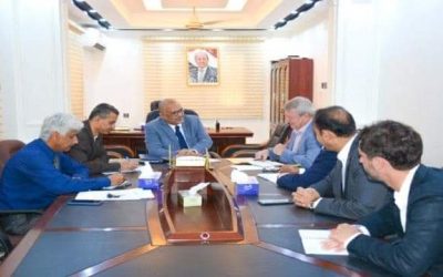 الوزير باذيب يبحث مع ممثل اليونيسيف تدخلات المنظمة في القطاعات الإنسانية للعام الحالي