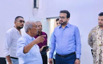 رئيس الهيئة الوطنية للإعلام الجنوبي يتفقد سير العمل في قطاع التدريب والتأهيل