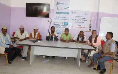 مدير عام خنفر ( اليوسفي ) يفتتح دورة لرفع مهارات المزارعين في مجال تركيب وصيانة شبكات الري الحديثة(بالتقطير)  بجعار