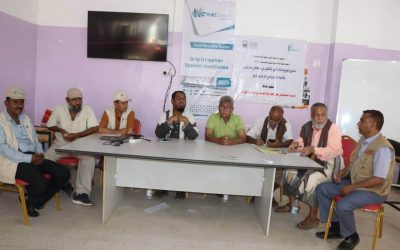مدير عام خنفر ( اليوسفي ) يفتتح دورة لرفع مهارات المزارعين في مجال تركيب وصيانة شبكات الري الحديثة(بالتقطير)  بجعار