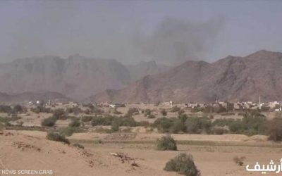قصف حوثي  بالطيران المسير يودي باستشهاد امرأة في عين شبوة