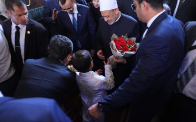 شيخ_الأزهر ورئيس مجلس الشيوخ الكازاخي يفتتحان مسجد الظاهر بيبرس