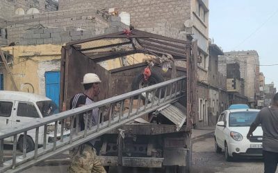الجاوي يدشن حملة ازالة للعوائق والتعديات على الأرصفة العامة في المعلا