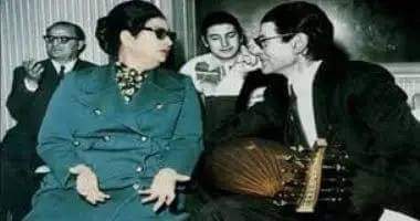خلاف حاد بين  أم كلثوم والسنباطي حول أغنية الاطلال