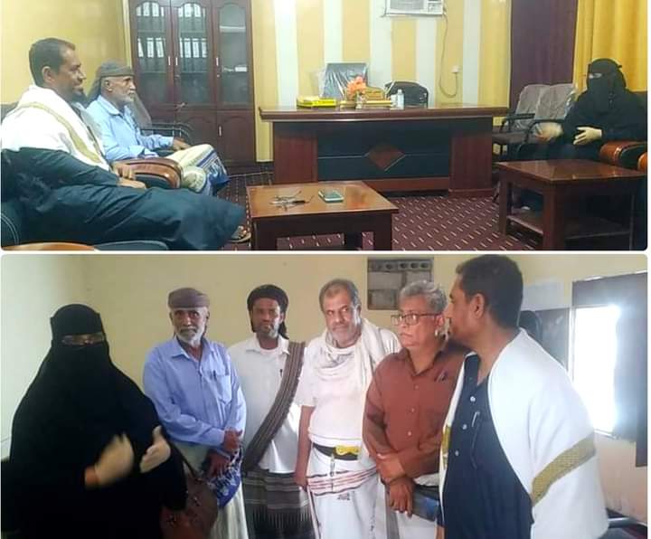 مدير عام خنفر “اليوسفي” يلتقي مدير عام مكتب الخدمة المدنية والتأمينات أبين ومناقشة عدداً  من المواضيع