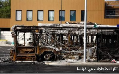 احتجاجات فرنسا.. ماكرون يغادر بروكسل ليترأس خلية أزمة