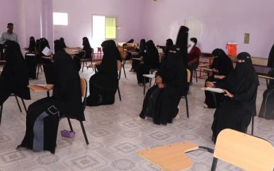مدير عام خنفر (المحامي اليوسفي) يدشن سير الاختبارات العمليه بالمعهد التقني الزراعي بجعار