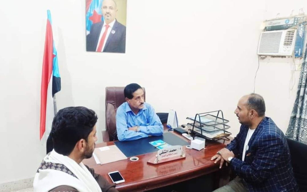 الشقي يلتقي باللجنة التحضيرية لمؤتمر شباب أبين