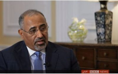 الرئيس الزُبيدي في حوار مع قناة “بي بي سي عربي”: إقامة دولة الجنوب سيحقق مكاسب لجميع الأطراف