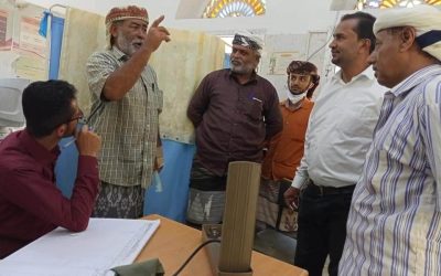مدير عام سرار يتفقد اوضاع المركز الصحي والامومة والطفولة