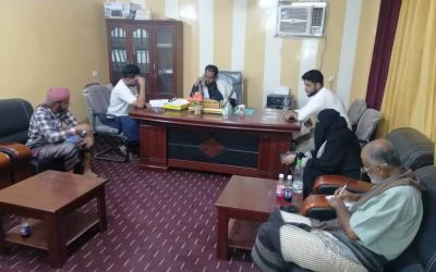 مدير عام خنفر”اليوسفي” يلتقي بفريق منظمة كير قسم المياه
