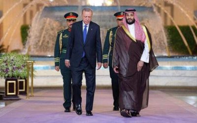 اردوغان يعود  منتشيا بعد جولة خليجية  جراء  عقد صفقات سلاح  ضخمة