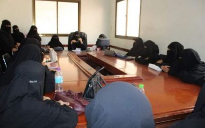 محلية القطاع النسائي باللجان المجتمعية في المكلا يشارك بمهرجان البلدة