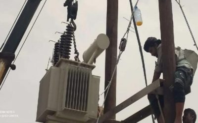 لحج..استكمال مشروع تركيب محول منطقة الخداد بمديرية تبن