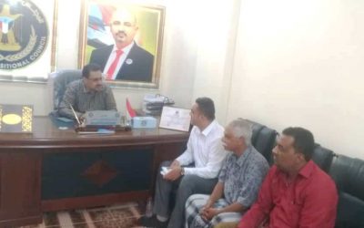 رئيس تنفيذية انتقالي لحج يطلع على أوضاع مديرية الحبيلين
