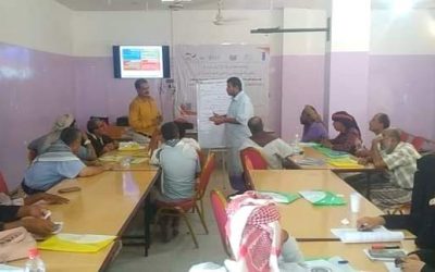 اختتام  الورشة التدريبية “في الحد من مخاطر الكوارث ونظام الانذار المبكر القائم على المجتمع لجمعيات مستخدمي المياه والسلطة المحلية خنفر
