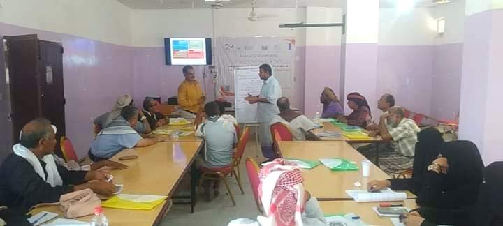 اختتام  الورشة التدريبية “في الحد من مخاطر الكوارث ونظام الانذار المبكر القائم على المجتمع لجمعيات مستخدمي المياه والسلطة المحلية خنفر
