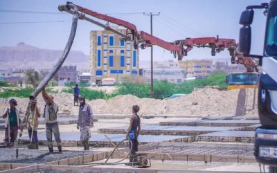 إستكمال تأهيل جسر الحاضنة المدخل الغربي لمدينة عتق مركز المحافظة