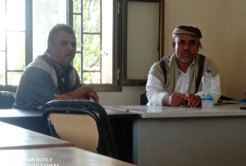 مدير عام المحفد يزور إدارة الأمن العام بالمديرية