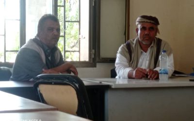 مدير عام المحفد يزور إدارة الأمن العام بالمديرية