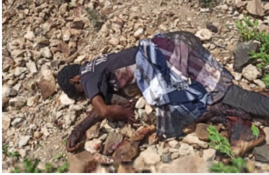 مقتل طفل بانفجار لغم حوثي في جبل الشعب الأحمر بمنطقة باهر ماوية تعز