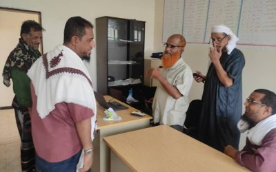 مدير عام خنفر اليوسفي يقوم بنزول ميداني إلى مكتب التربية والتعليم بمديرية خنفر