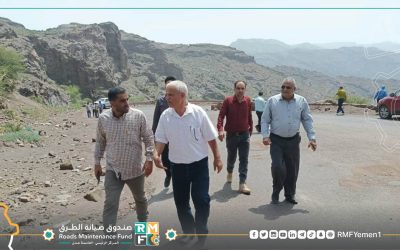 الضالع.. صندوق صيانة الطرق يُسلّم الجهة المنفذة مشروع خط نقيل الربض