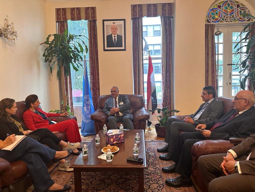 د. واعد باذيب وزير التخطيط يلتقي في نيويورك بالأمين التنفيذي للاسكوا