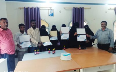 منسقية الانتقالي بكلية الحاسوب بجامعة ابين تكرم طلابها الاوائل