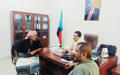 رئيس انتقالي أبين يلتقي مدير أمن جيشان ويناقشان عددا من القضايا الأمنية في المديرية
