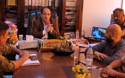 خلال لقائه بمدير المنطقة الثانية بمؤسسة كهرباء عدن : مدير عام دارسعد يناقش احتياجات المديرية من مشاريع كهرباء وتقوية الشبكة