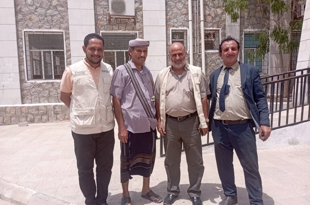 فريق من المؤسسة الطبية الميدانية يقوم بنزول ميداني إلى مستشفى أحور
