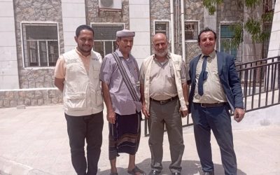 فريق من المؤسسة الطبية الميدانية يقوم بنزول ميداني إلى مستشفى أحور