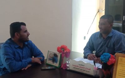 مدير عام الشؤون الاجتماعية بأبين يلتقي منسق مؤسسة  استجابة للإغاثة والتنمية ومنظمة الفاو.