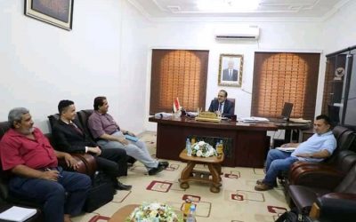 وزير الصحة يلتقي بمدير  الصحة بمأرب ويوكد على تقديم الدعم اللازم للمحافظة حسب الإمكانيات المتاحة