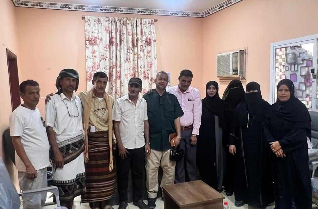 رئيس اتحاد الجمعيات والمؤسسات الاجتماعية الخيرية التنموية يلتقي  رئيس وأعضاء اللجنة التحضيرية لفرع اتحاد الجمعيات والمؤسسات في محافظة أبين