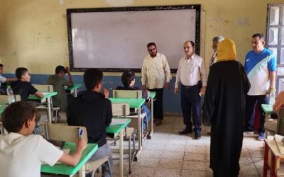 مدير عام دارسعد يدشن امتحانات القبول في ثانوية عدن النموذجية