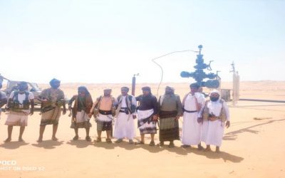 العميد النوبي يزور بيحان وعسيلان ويلتقي بمشائخ قبيلة بلحارث ويشيد بدورها النضالي والوطني