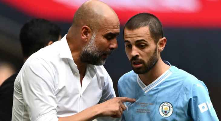 برناردو سيلفا يجدد عقده مع مانشستر سيتي حتى 2026