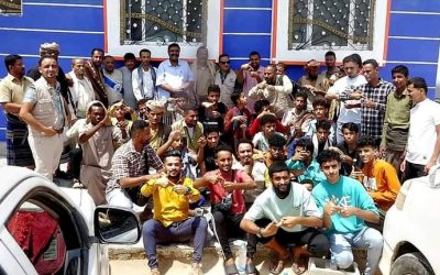 الوكيل الكندي يرحب بزيارة بعثة نادي الصم والبكم عدن إلى محافظة شبوة.