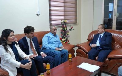 رئيس الإدارة العامة للشؤون الخارجية يستقبل فريقاً من مركز الحوار الإنساني